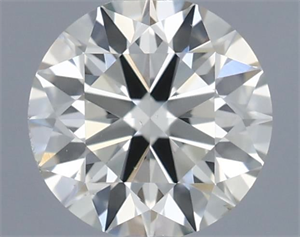 Picture of Natural Diamond 0.40 Carats, Round with Excellent Cut, J Color, VS2 Clarity and Certified by IGI