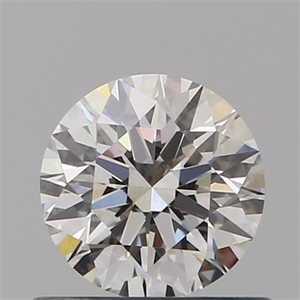 Picture of Natural Diamond 0.52 Carats, Round with Excellent Cut, I Color, VS2 Clarity and Certified by GIA