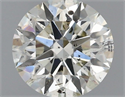 Diamante Natural 0.70 quilates, Redondo , Color I, claridad SI2 y certificado IGI