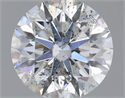Natural Diamond 0.70 Carats, Round with Excellent Cut, F Color, SI2 Clarity and Certified by IGI