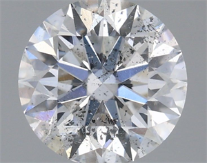 Picture of Natural Diamond 0.70 Carats, Round with Excellent Cut, F Color, SI2 Clarity and Certified by IGI