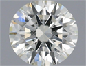 Natural Diamond 0.40 Carats, Round with Very Good Cut, K Color, SI1 Clarity and Certified by IGI