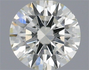Picture of Natural Diamond 0.40 Carats, Round with Very Good Cut, K Color, SI1 Clarity and Certified by IGI