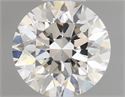 Diamante Natural 0.40 quilates, Redondo , Color J, claridad VS2 y certificado IGI