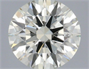 Diamante Natural 0.42 quilates, Redondo , Color K, claridad VS2 y certificado IGI