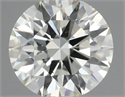 Natural Diamond 0.40 Carats, Round with Excellent Cut, K Color, SI1 Clarity and Certified by IGI