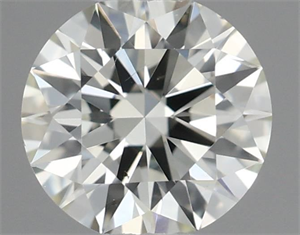 Picture of Natural Diamond 0.40 Carats, Round with Excellent Cut, K Color, SI1 Clarity and Certified by IGI