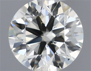 Foto Diamante Natural 0.40 quilates, Redondo , Color K, claridad SI1 y certificado IGI de