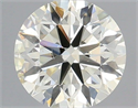 Natural Diamond 0.41 Carats, Round with Very Good Cut, K Color, SI1 Clarity and Certified by IGI