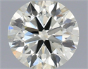 Natural Diamond 0.40 Carats, Round with Excellent Cut, L Color, SI1 Clarity and Certified by IGI