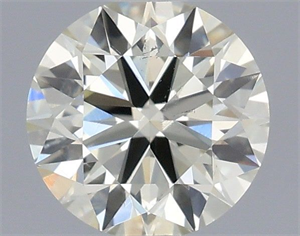 Picture of Natural Diamond 0.40 Carats, Round with Excellent Cut, L Color, SI1 Clarity and Certified by IGI
