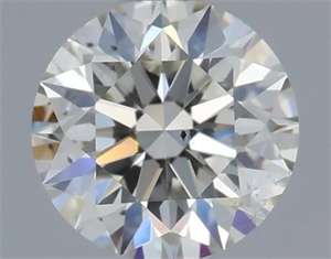 Picture of Natural Diamond 0.45 Carats, Round with Excellent Cut, I Color, SI1 Clarity and Certified by IGI