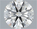 Natural Diamond 0.52 Carats, Round with Excellent Cut, H Color, VS1 Clarity and Certified by IGI