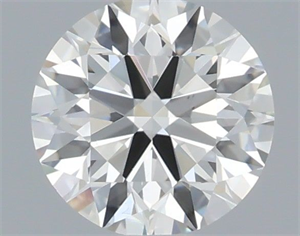 Picture of Natural Diamond 0.52 Carats, Round with Excellent Cut, H Color, VS1 Clarity and Certified by IGI