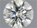 Natural Diamond 0.40 Carats, Round with Excellent Cut, L Color, VVS2 Clarity and Certified by IGI