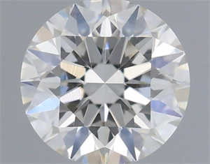 Picture of Natural Diamond 0.50 Carats, Round with Excellent Cut, I Color, VVS1 Clarity and Certified by IGI