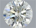 Natural Diamond 0.40 Carats, Round with Very Good Cut, K Color, SI1 Clarity and Certified by IGI