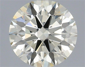Picture of Natural Diamond 0.42 Carats, Round with Excellent Cut, K Color, VVS2 Clarity and Certified by IGI