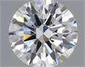 Natural Diamond 0.70 Carats, Round with Excellent Cut, F Color, VVS2 Clarity and Certified by GIA