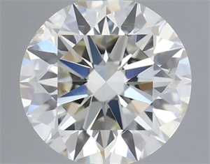 Picture of Natural Diamond 0.58 Carats, Round with Excellent Cut, I Color, SI1 Clarity and Certified by IGI