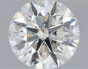Picture of Natural Diamond 0.40 Carats, Round with Excellent Cut, H Color, SI1 Clarity and Certified by IGI