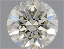 Natural Diamond 0.40 Carats, Round with Excellent Cut, K Color, SI1 Clarity and Certified by IGI