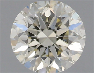 Picture of Natural Diamond 0.40 Carats, Round with Excellent Cut, K Color, SI1 Clarity and Certified by IGI