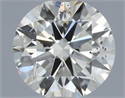 Diamante Natural 0.40 quilates, Redondo , Color J, claridad VS2 y certificado IGI