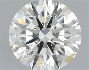Foto Diamante Natural 0.42 quilates, Redondo , Color K, claridad SI2 y certificado IGI de