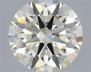 Picture of Natural Diamond 0.42 Carats, Round with Excellent Cut, K Color, VVS2 Clarity and Certified by IGI