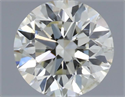 Natural Diamond 0.40 Carats, Round with Very Good Cut, K Color, SI2 Clarity and Certified by IGI