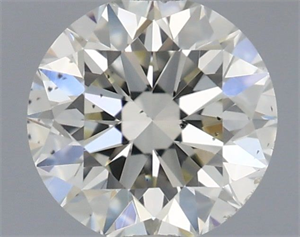 Foto Diamante Natural 0.40 quilates, Redondo , Color J, claridad SI2 y certificado IGI de