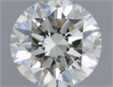 Natural Diamond 0.40 Carats, Round with Excellent Cut, J Color, SI2 Clarity and Certified by IGI