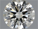 Natural Diamond 0.41 Carats, Round with Excellent Cut, K Color, SI1 Clarity and Certified by IGI