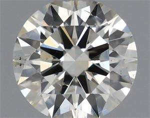 Picture of Natural Diamond 0.41 Carats, Round with Excellent Cut, K Color, SI1 Clarity and Certified by IGI
