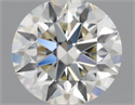 Diamante Natural 0.58 quilates, Redondo , Color J, claridad IF y certificado IGI