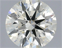 Natural Diamond 0.40 Carats, Round with Excellent Cut, K Color, VS2 Clarity and Certified by IGI