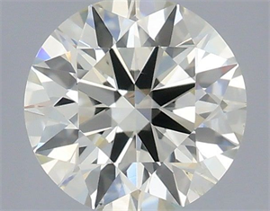 Picture of Natural Diamond 0.40 Carats, Round with Excellent Cut, K Color, VS2 Clarity and Certified by IGI
