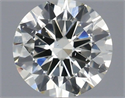 Natural Diamond 0.40 Carats, Round with Very Good Cut, L Color, SI1 Clarity and Certified by IGI