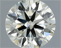 Natural Diamond 0.40 Carats, Round with Excellent Cut, L Color, SI1 Clarity and Certified by IGI