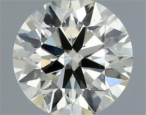 Picture of Natural Diamond 0.40 Carats, Round with Excellent Cut, L Color, SI1 Clarity and Certified by IGI