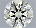 Natural Diamond 0.43 Carats, Round with Excellent Cut, M Color, VS1 Clarity and Certified by IGI