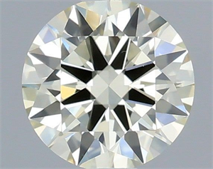 Picture of Natural Diamond 0.43 Carats, Round with Excellent Cut, M Color, VS1 Clarity and Certified by IGI