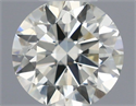 Natural Diamond 0.40 Carats, Round with Excellent Cut, L Color, SI1 Clarity and Certified by IGI
