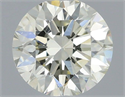 Natural Diamond 0.41 Carats, Round with Excellent Cut, L Color, VS1 Clarity and Certified by IGI