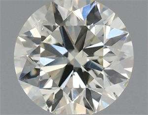 Picture of Natural Diamond 0.44 Carats, Round with Excellent Cut, L Color, SI1 Clarity and Certified by IGI