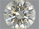 Natural Diamond 0.41 Carats, Round with Excellent Cut, L Color, SI2 Clarity and Certified by IGI