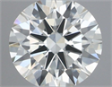 Diamante Natural 0.41 quilates, Redondo , Color I, claridad IF y certificado IGI