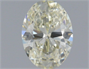 Natural Diamond 0.70 Carats, Oval with  Cut, J Color, VS2 Clarity and Certified by IGI