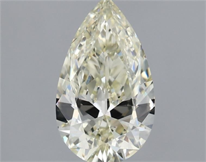 Picture of Natural Diamond 0.85 Carats, Pear with  Cut, K Color, VS1 Clarity and Certified by IGI